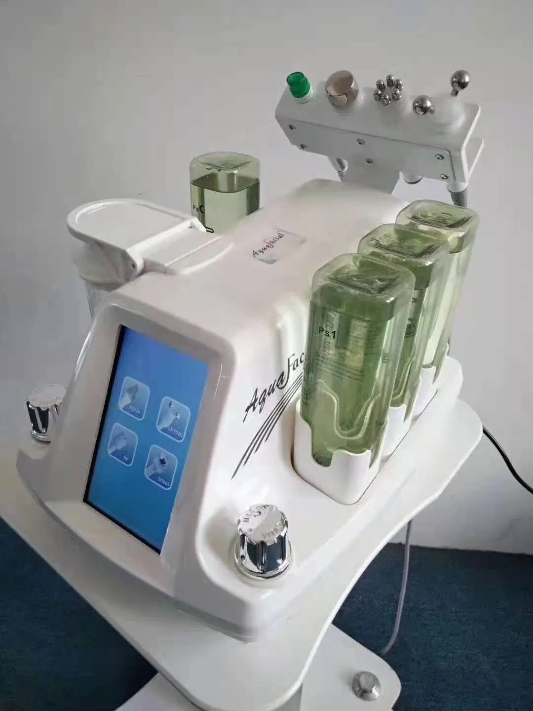 Multifunctional Portable Hydro Facial Oxygen Skin Peeling Beauty Device Bio RF Face Lifting