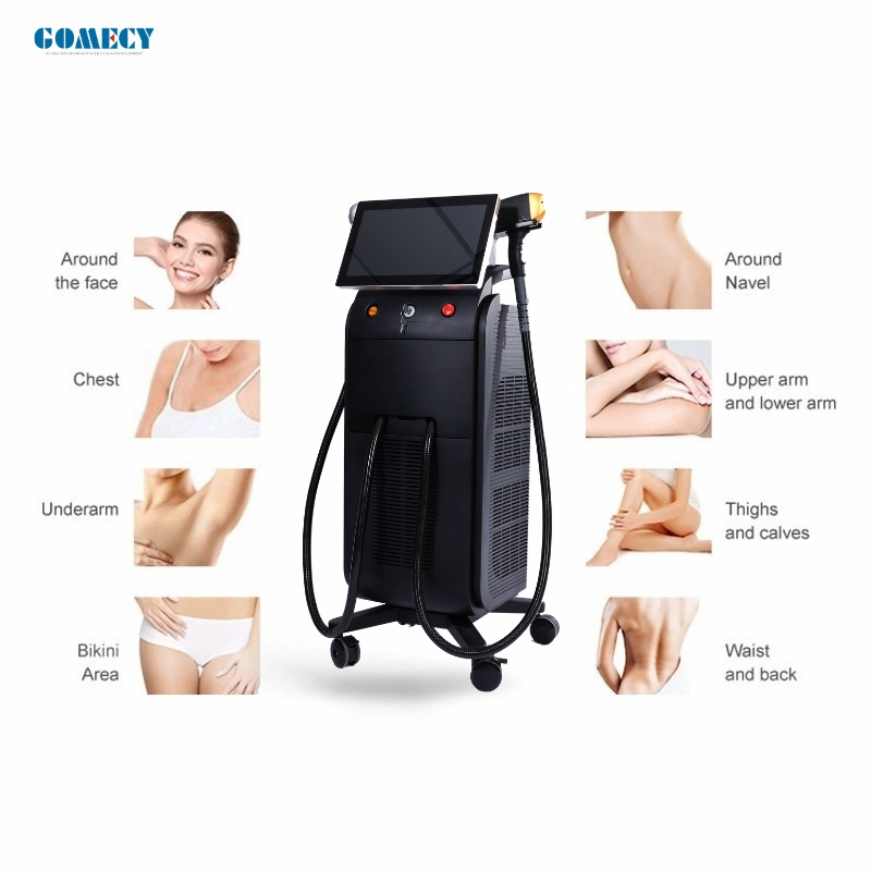 Professional Diode Laser Hair Removal Machine with Triple Wavelength Cooling System