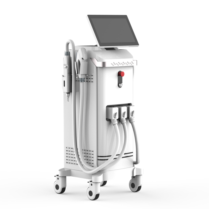 Multi-Functional 3-in-1 Diode IPL ND YAG Laser Machine for Hair Tattoo Pigment &amp; Acne Treatment
