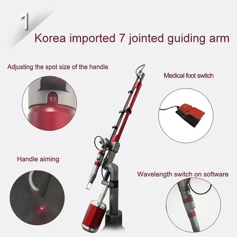 Professional Picosecond Pico Laser Tattoo Machine Eyebrow Blackhead Removal Pico ND YAG Laser Pigment Acne Scar Skin Tightening Whitening Rejuvenation Equipment