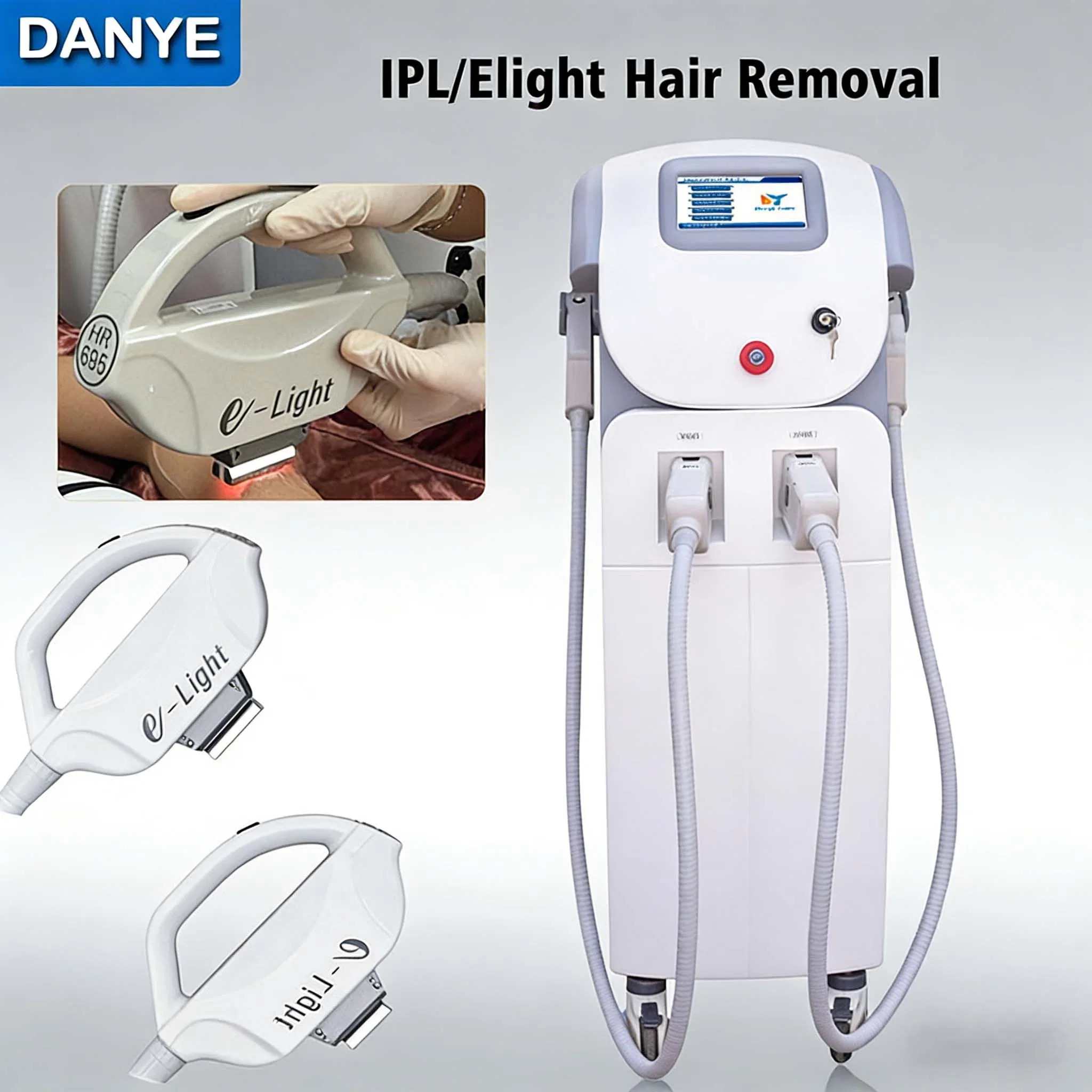 Skin Threapy Epilator Intense Pulsed Light Acne Treatment Hair Removal E-Light Machine Laser IPL