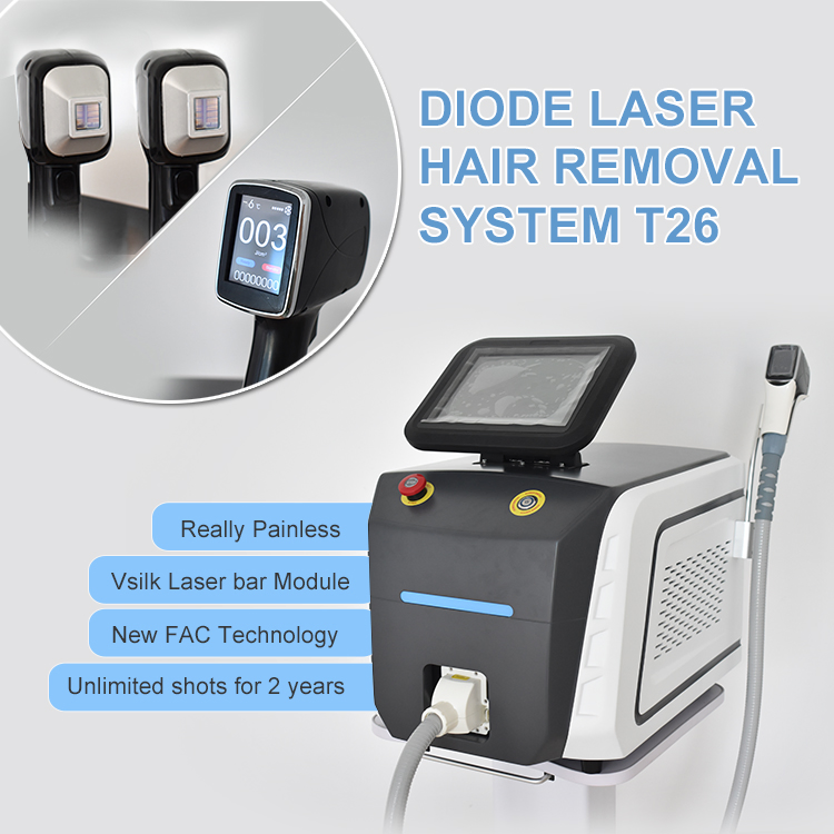 2022 New Painless Device Salon Machine Permanent 808nm Portable Diode Laser Hair Removal Machine