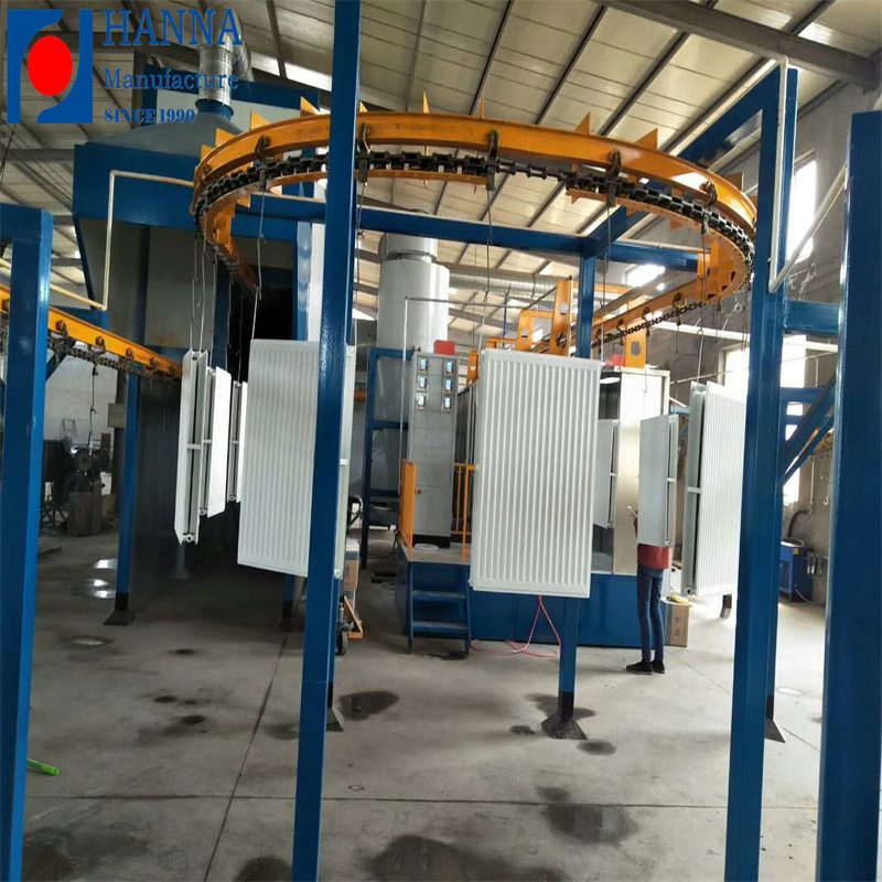 Customize Fully Automatic Conveyor Powder Coating Spray Paint System