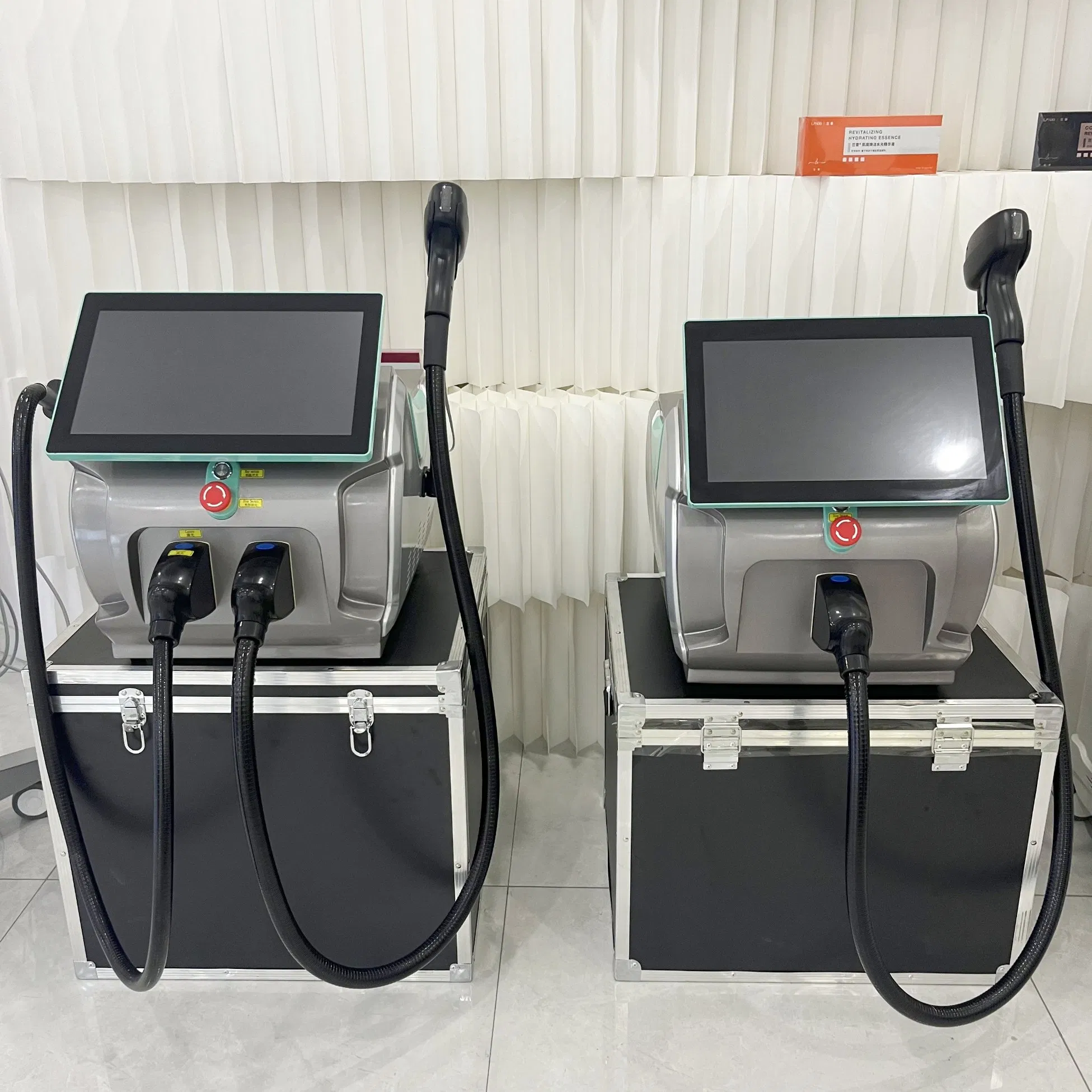 Hot Portable 2 in 1 Picosecond Laser Tattoo Removal Diode Laser Hair Removal Laser Machine 755 808 1064 3 Wavelength