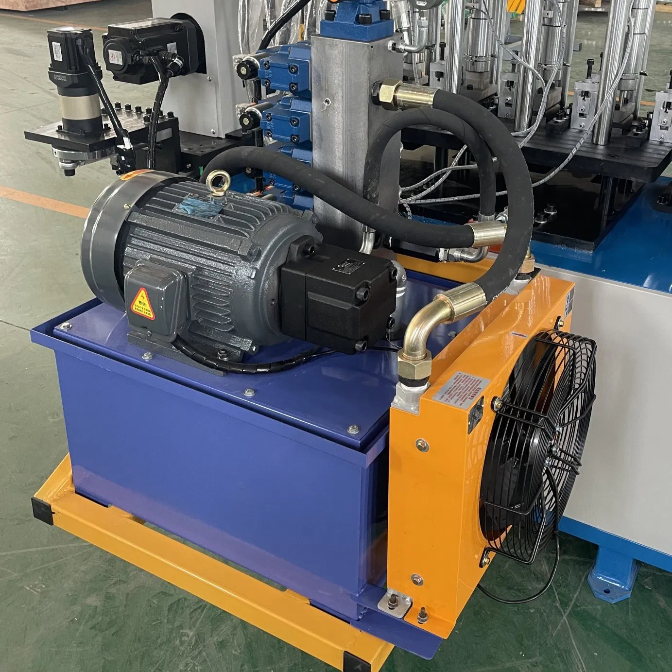 Tcyt 50-5 Flat Iron Roll and Round Hoop Forming Machine Extremely Fast to Create Hoops