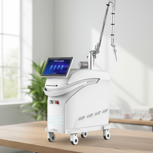 Aesthetic Picosecond Laser 532nm 1064nm Scar Tattoo Freckle Removal Machine