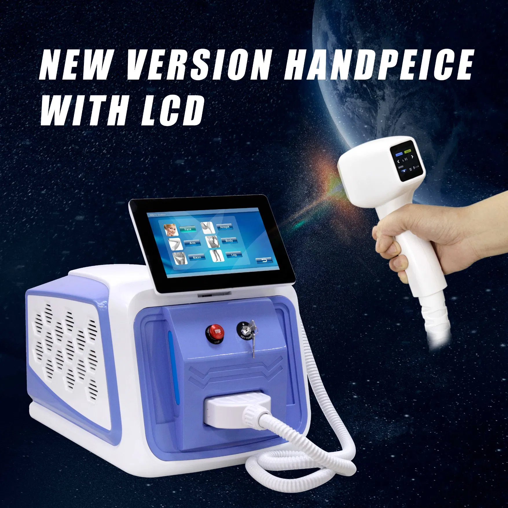 2023 Newest Diode Laser Hair Removal IPL 808nm 755 808 1064 3 Wavelength 755 1064 808 Epilator Laser System
