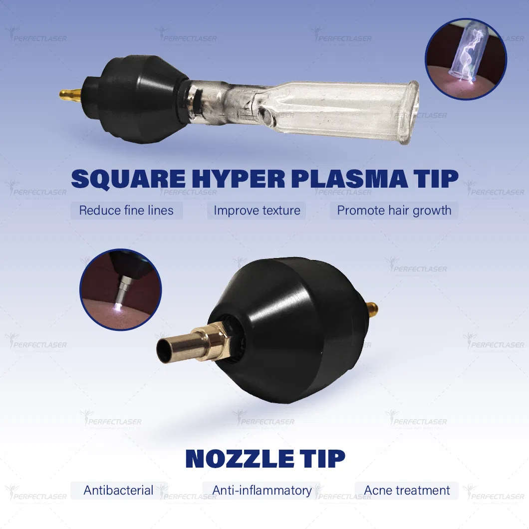 Professional 8 in 1 Cold Plasma Ozone Gold Pen Mole Spot Removal Device