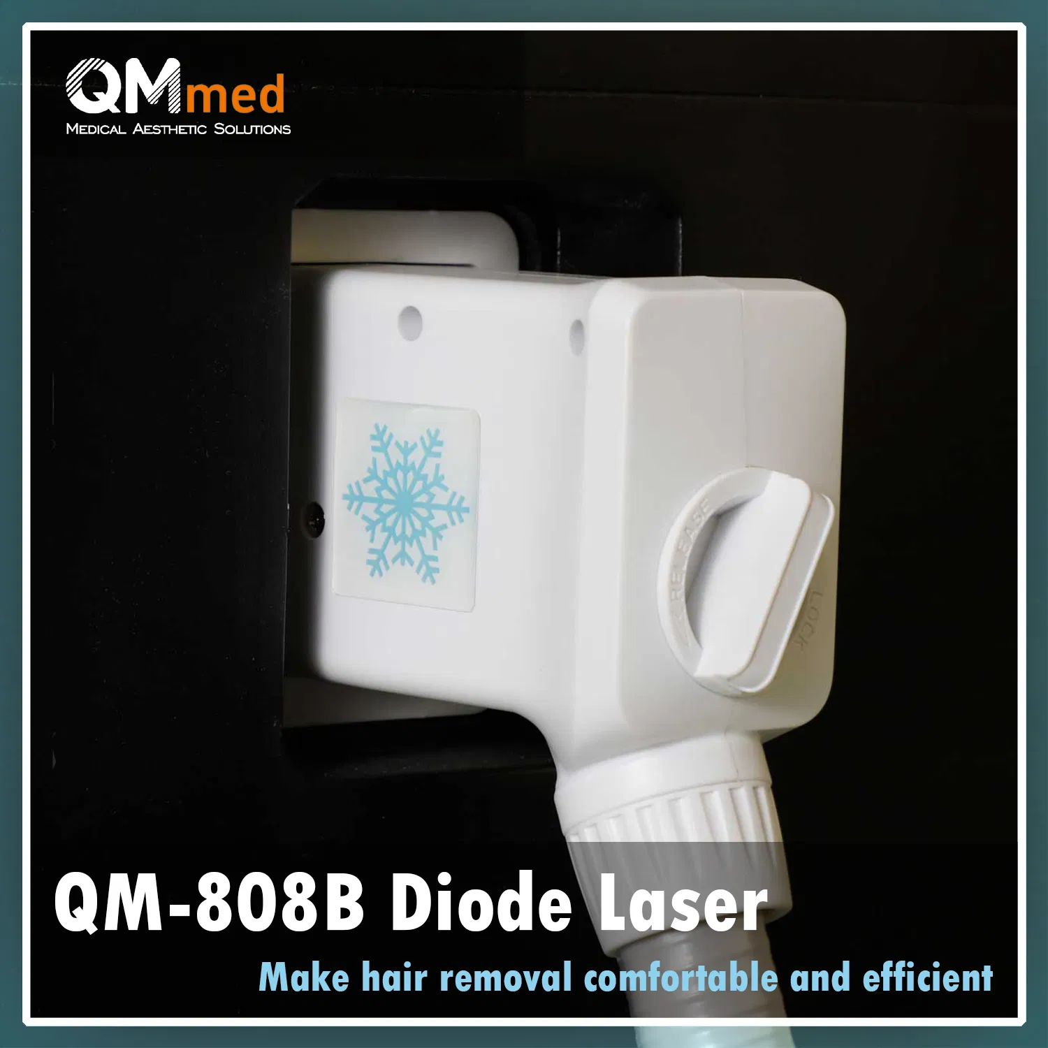 Qm-808b Ice Version Diode Laser Hair Removal Machine with USA Laser Bar -5°C Sapphire Cooling 808nm Triple Wavelengths for All Skin &amp; Hair Types