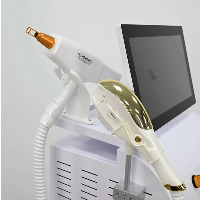 Professional Opt Elight IPL RF ND YAG Laser Hair Removal Acne Pigment Treatment Machine Pico Tattoo Vascular Wrinkle Removal Skin Tightening Beauty Device