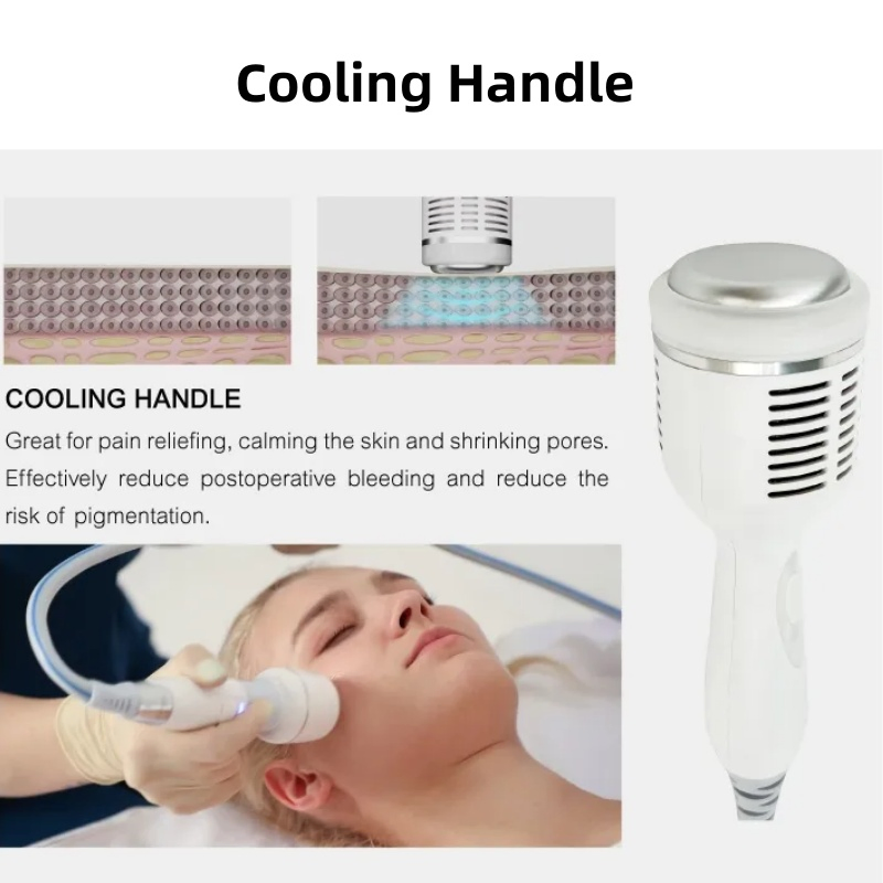 Fractional RF Microneedle Skin Rejuvenation Golden Micro Needle Device for Beauty Salon Use