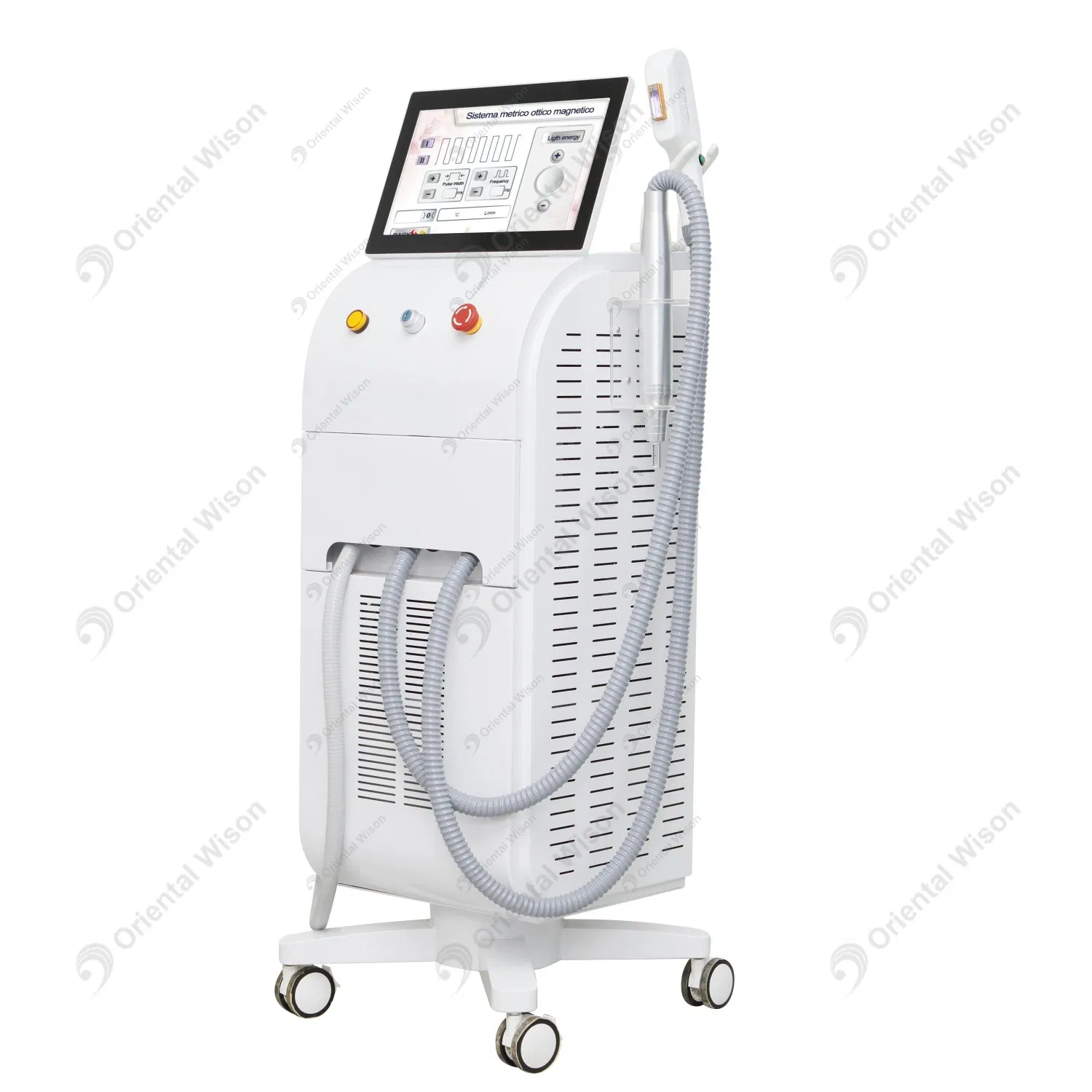 Multi-Functional 3 in 1 ND YAG Laser Tattoo Removal E Light IPL Hair Removal RF Face Lifting Beauty Machine