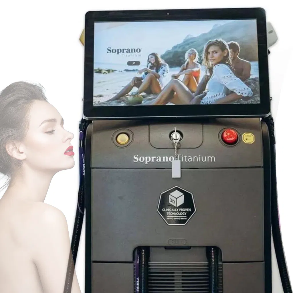 Hottest Factory Price High Power Painless Air Cooling Ice Germany 808nm Diode Laser Hair Removal Machine 3000W Laser Hair Removal Device
