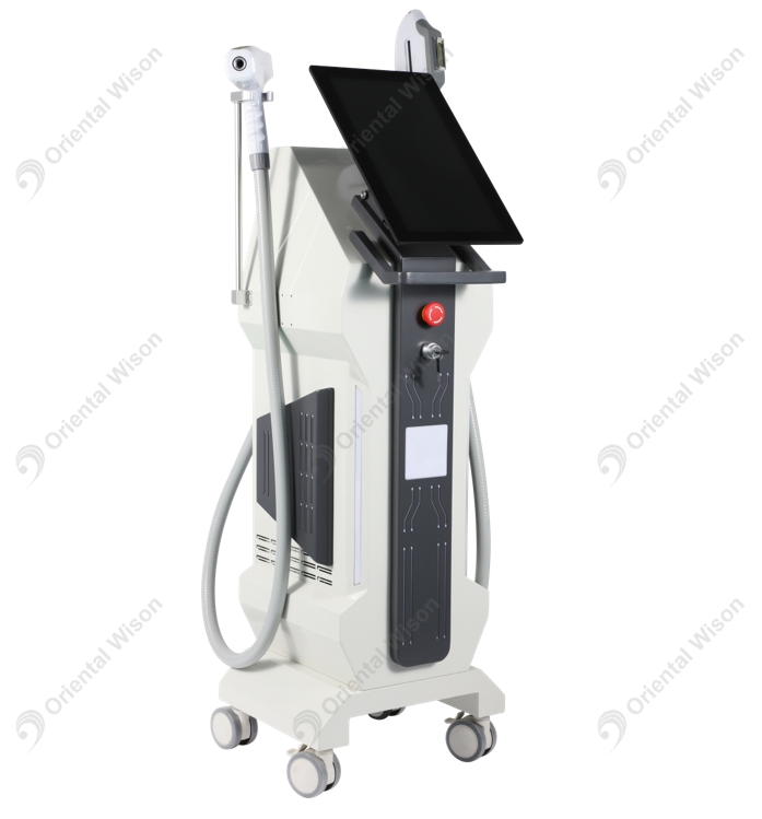 New Design 2 in 1 Elight IPL Opt Laser Hair Removal Acne Treatment Beauty Wrinkle Remover Picolaser Q-Switch ND YAG Tattoo Removal Beauty Machine