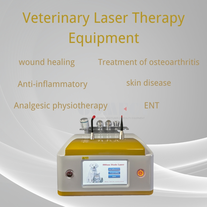 Gomecy Veterinary 980nm Diode Laser Horse Therapy Device