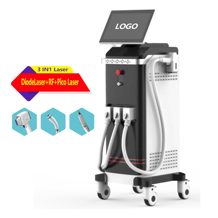 3-in-1 High-Power 808nm Diode Laser Hair Removal Machine