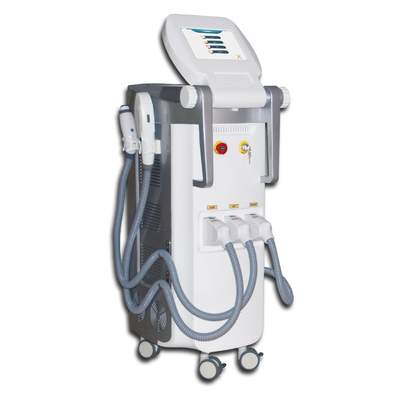Multifunctional E Light IPL RF Opt Laser Hair Remove 3 in 1 IPL RF ND YAG Laser Machine