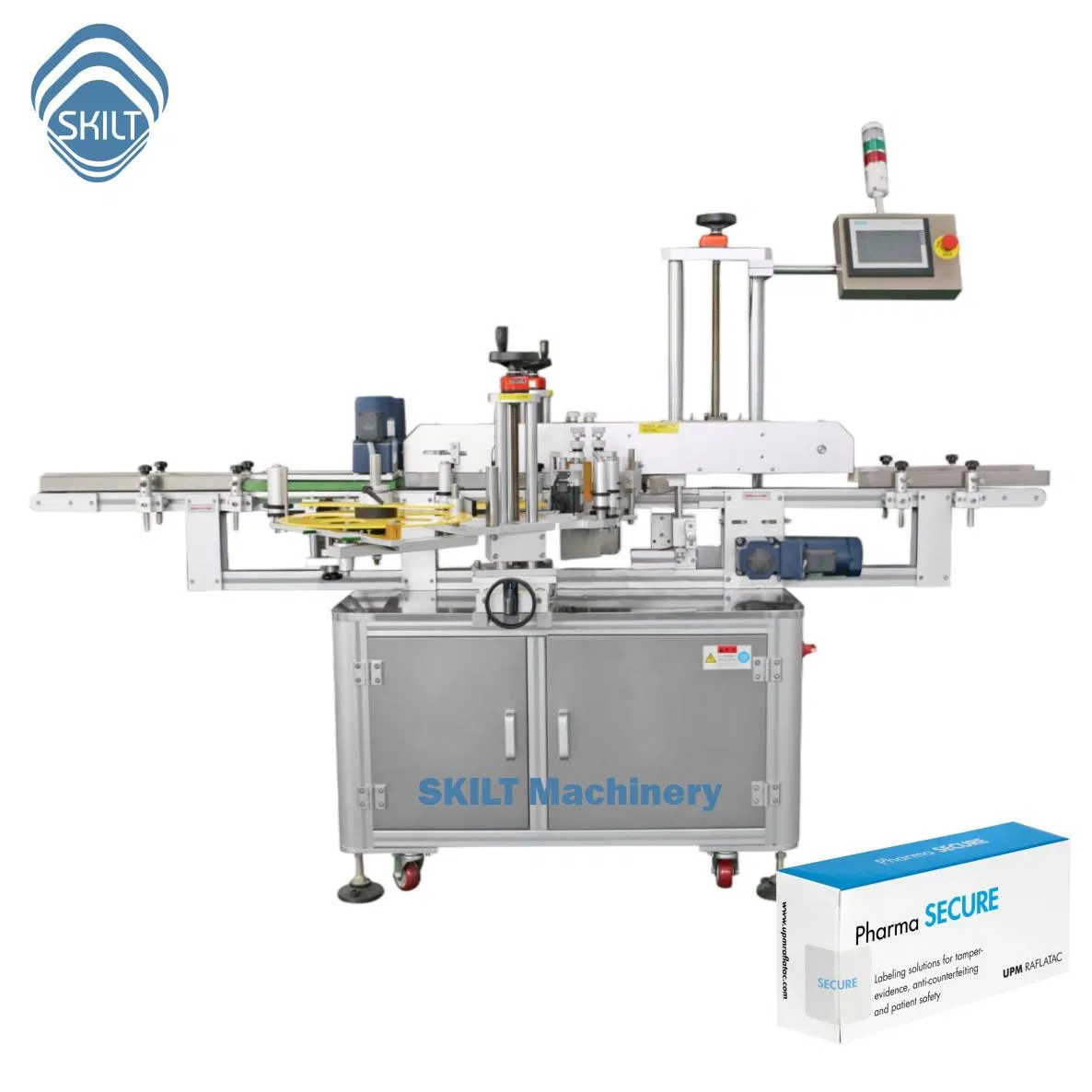 Box Corner Labeling System with Self Adhesive and Tamper Proof