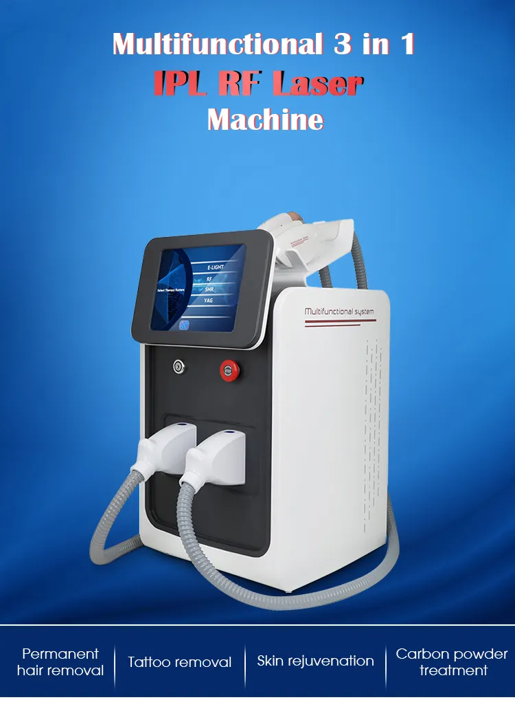 3 in 1 IPL RF Laser Machine