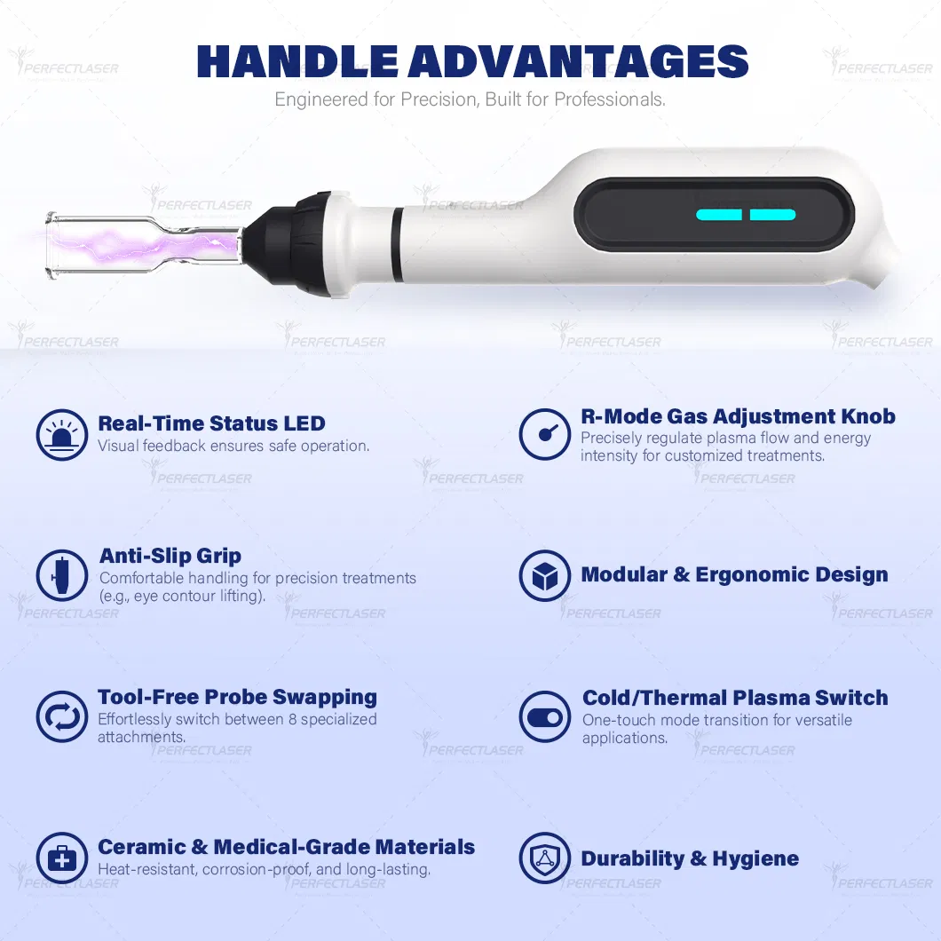 New Arrival Fusion 8 Cold Plasma Facial Jet Air Device