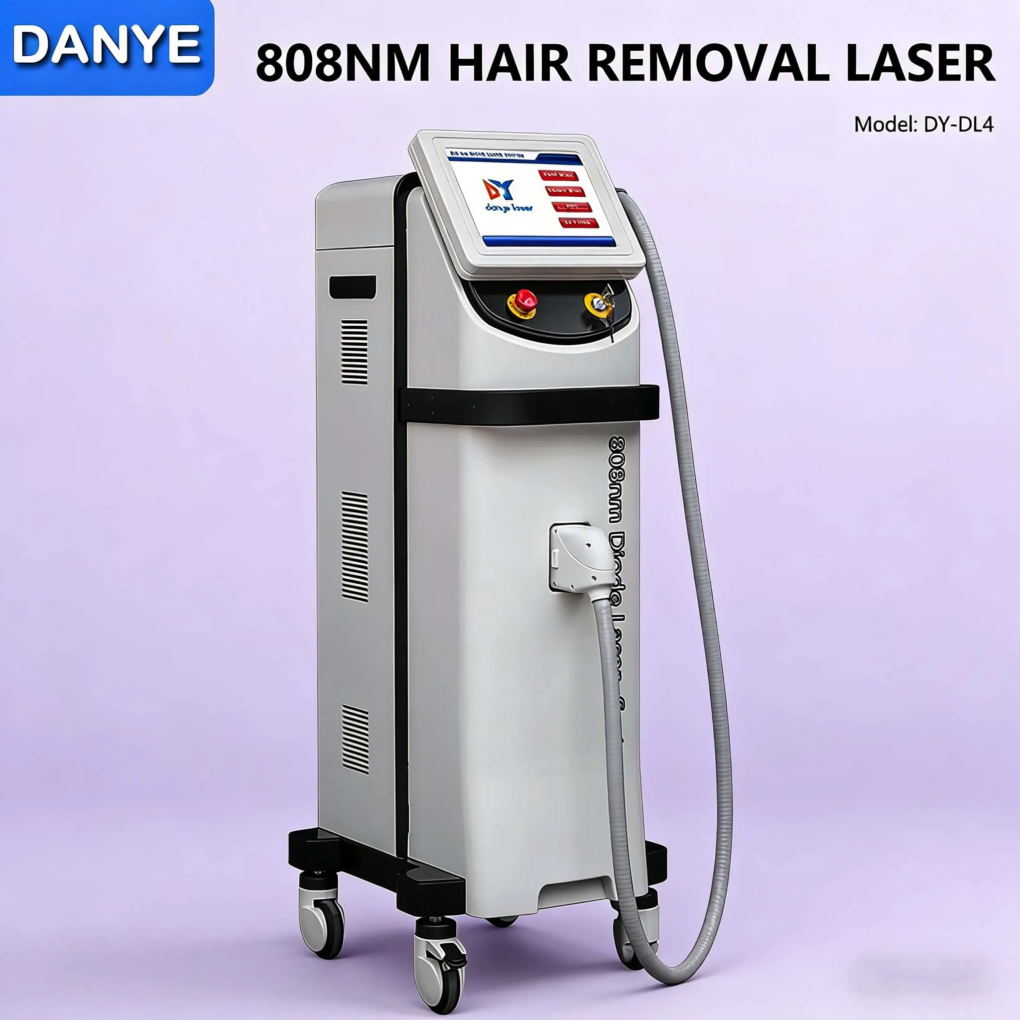 Laser Medical 808nm Diode Laser Permanently Hair Removal Ice Cooling System