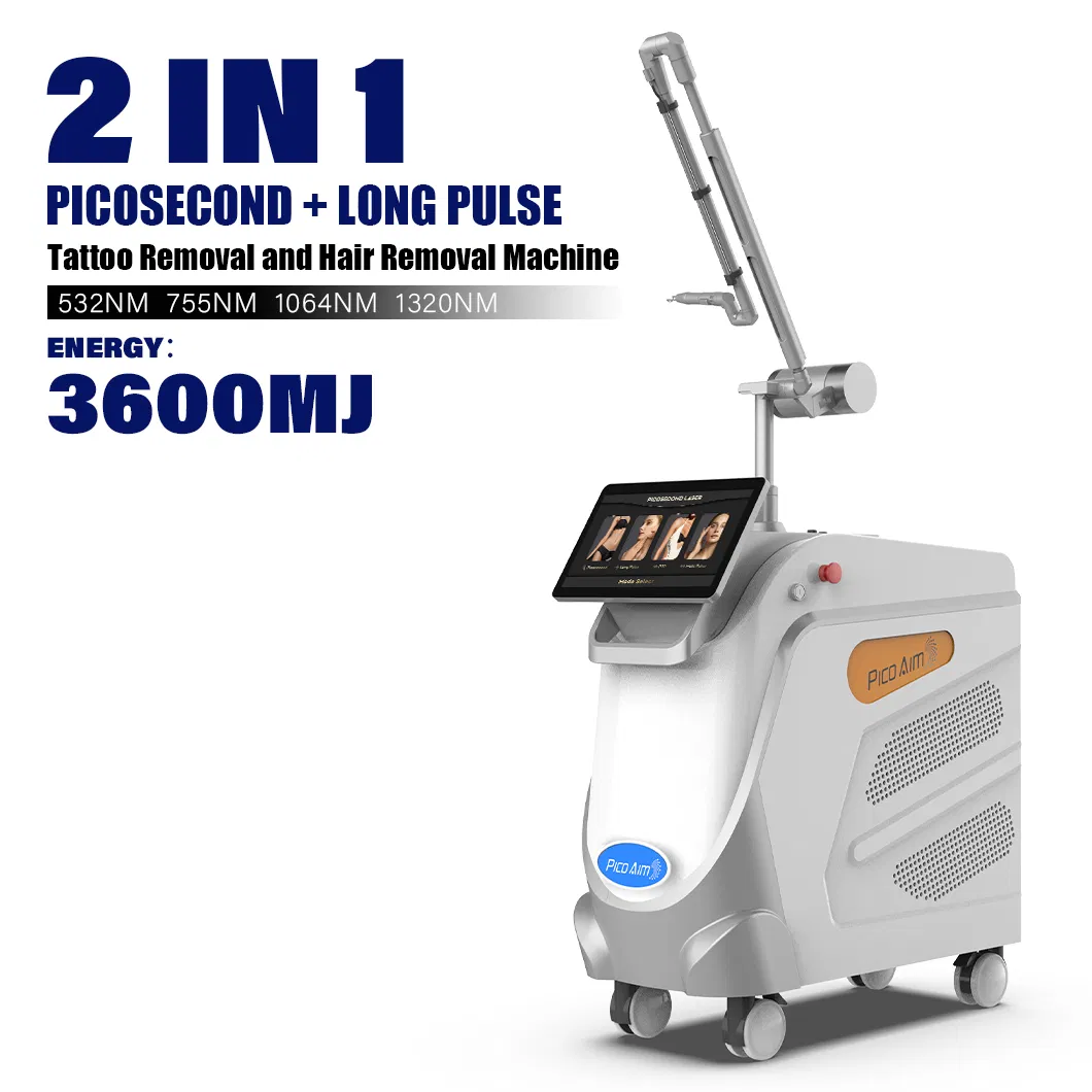 The Best Picosecond Tec Cooling Hair Removal Machine with Single Lamp and Dual Rod Painless Tattoo Removal Pico Laser Price