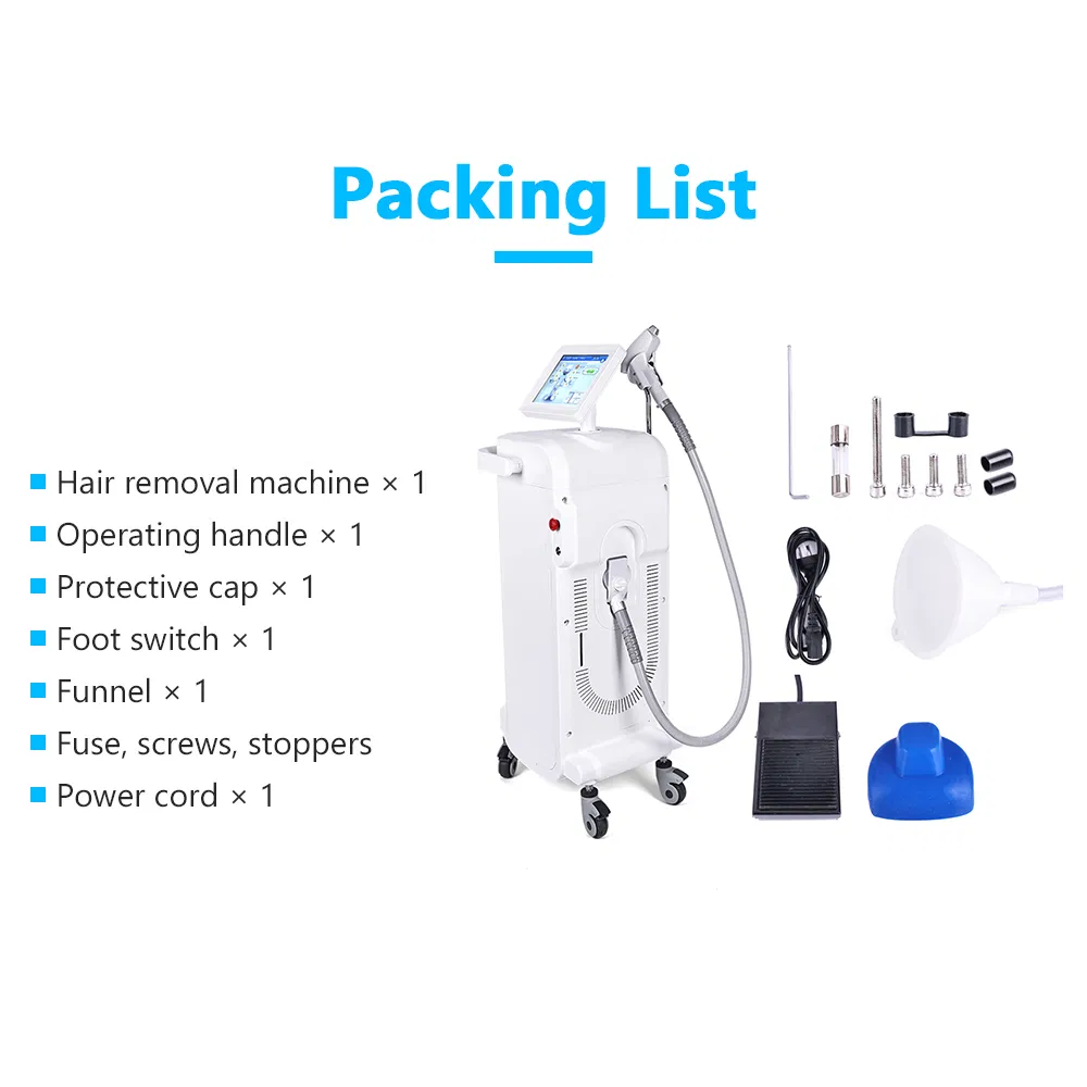 2022 Newest Micro-Channel Cooling Diode Laser 808nm Hair Removal Machine