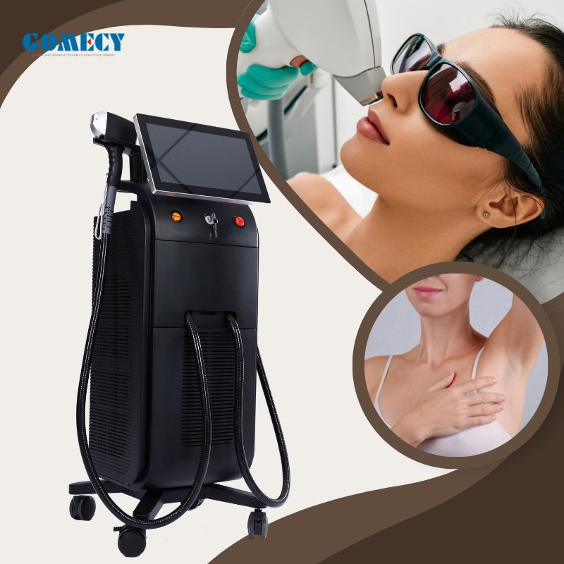 Triple Wavelength Diode Laser Hair Removal Machine for All Skin Types