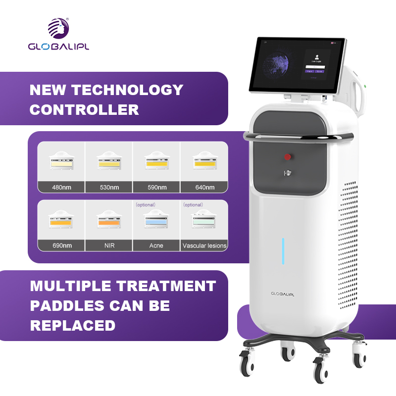 Professional Acne Treatment Big Spot Size New IPL Hair Removal System Laser Machine for Bikini Area Face Arm Leg Use