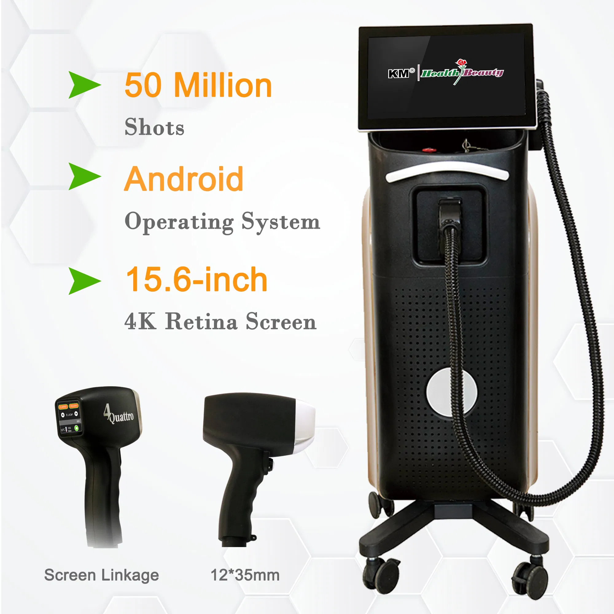 Discout Prices Laser Hair Removal Machine 808nm Diode Laser Depilacion Equipment 3 Waves 808 755 1064nm Triple Wavelengths