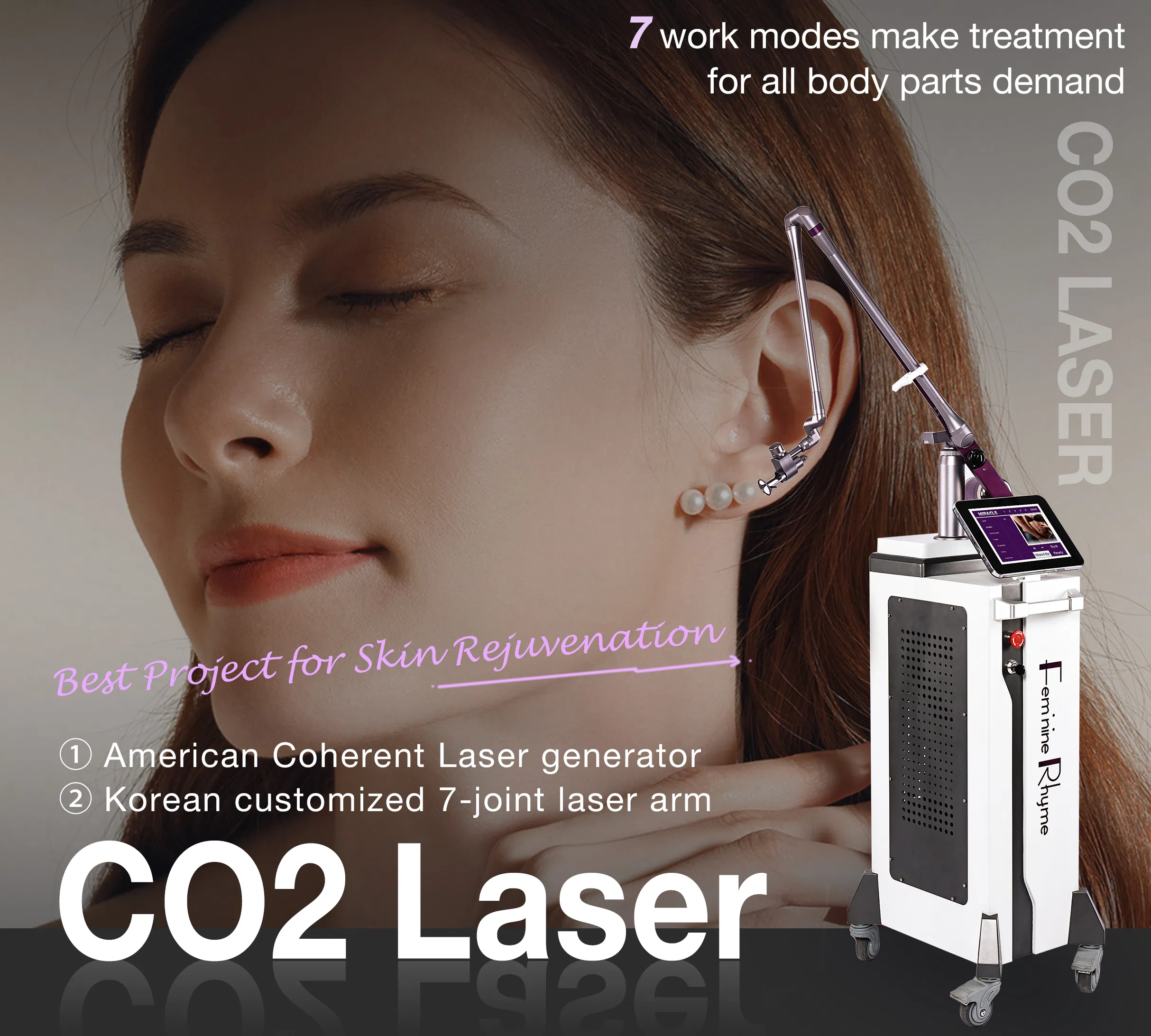 Advanced CO2 Laser System for Professional Skin Care Treatments