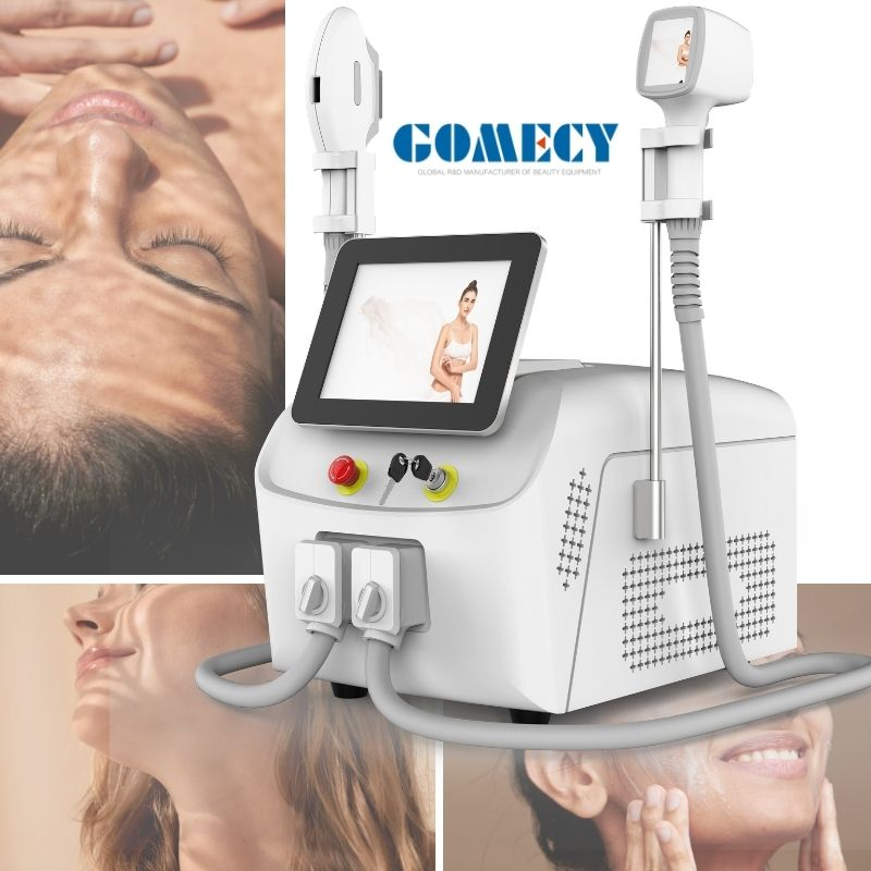 High Power Multi Functional Beauty Machine IPL Diode Laser 808nm Wrinkle Removal Acne Therapy SPA Equipment