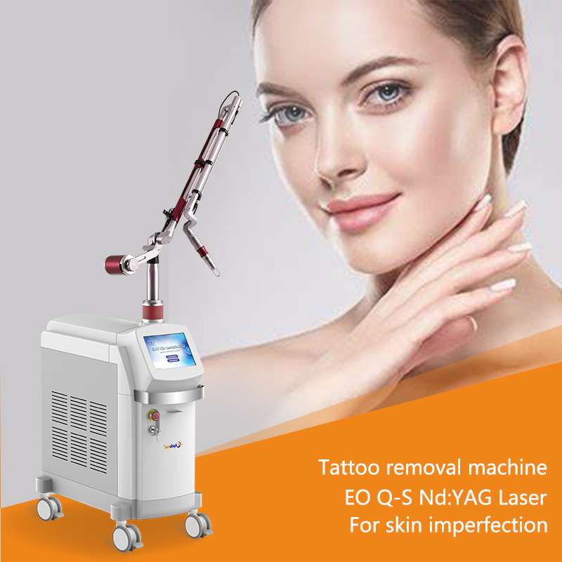 Q Switch Laser Tattoo Removal Device Eo (Electro-optical) Q-Switched ND YAG Laser Tattoo-Removal System for Tattoo Removal Skin Rejuvenation