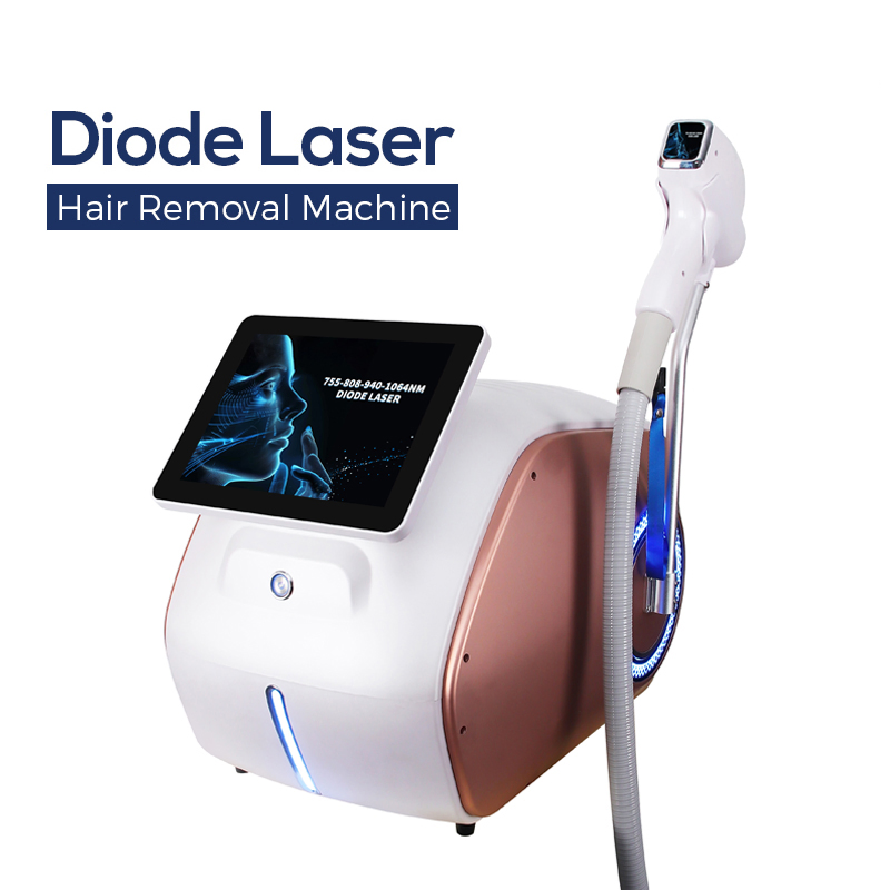 755 808 940 1064nm 4 Waves Permanent Hair Removal Machine Portable Diode Laser Hair Removal