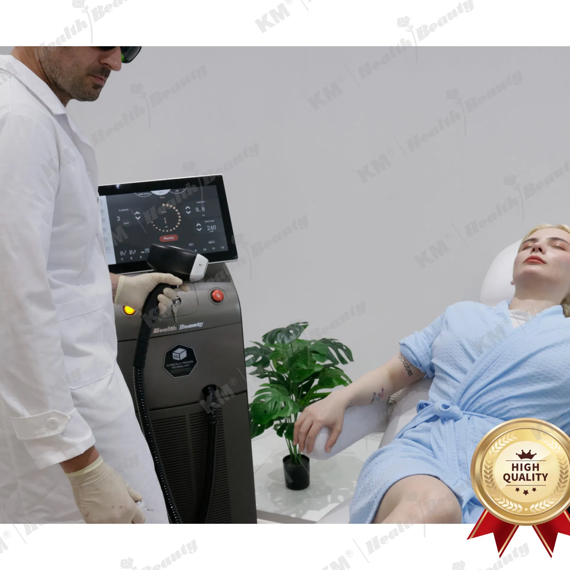Km Ice Titanium 2025 Ice Diode Laser Triple Wavelength 755 808 1064 Laser Hair Removal Price