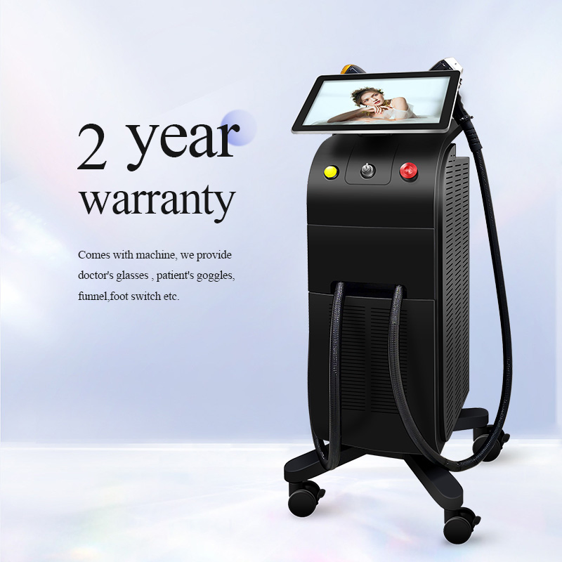 Titanium Hair Removal Salon Equipment Single/Dual Heads Diode Laser Tec Cooling System