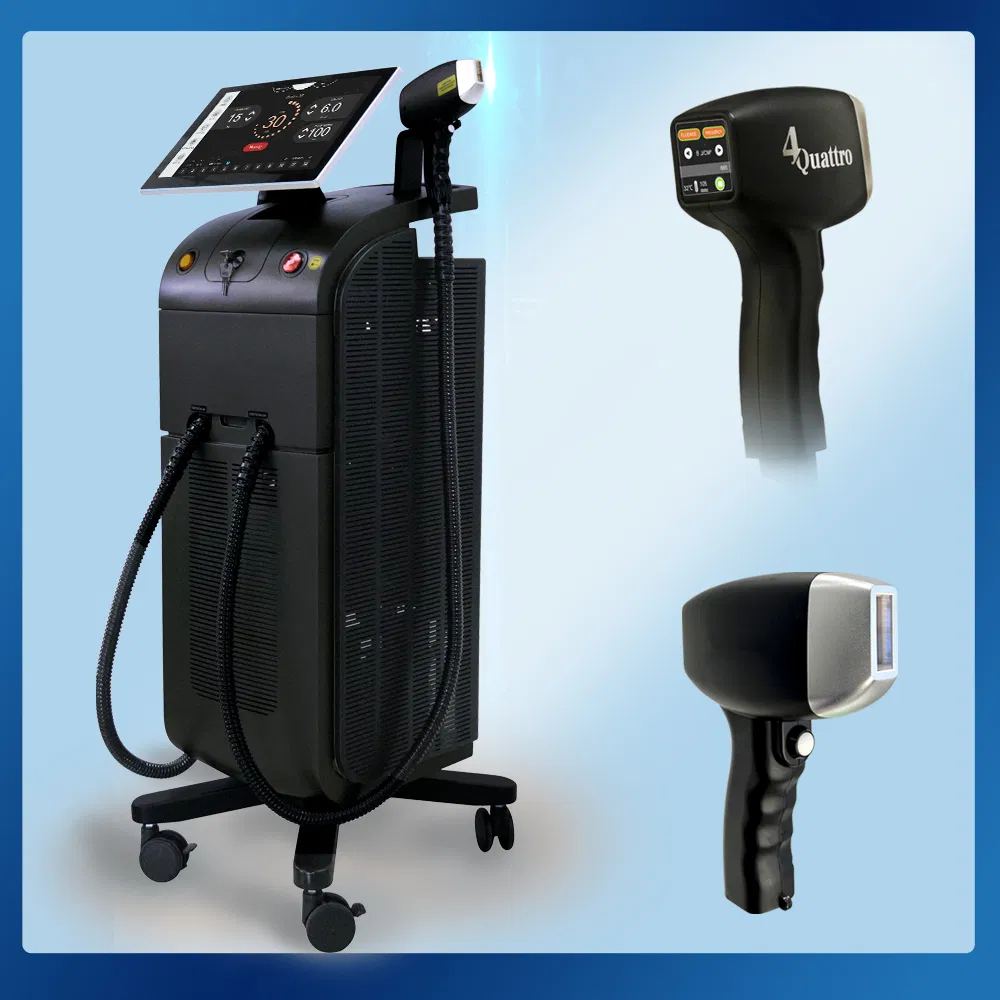 New 4 in 1 755+808+1064 808nm Diode Laser Hair Removal Beauty Machine for Good Effect Skin Opt IPL Elight Beauty Equipment