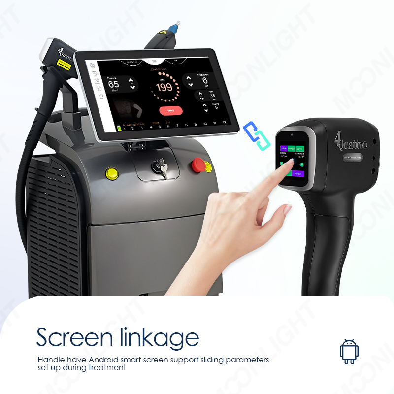 OEM/ODM 2400W ND YAG+Diode Laser Two Handles Titanium Q Switch ND YAG Laser Hair Removal Tattoo Removal Machine Available