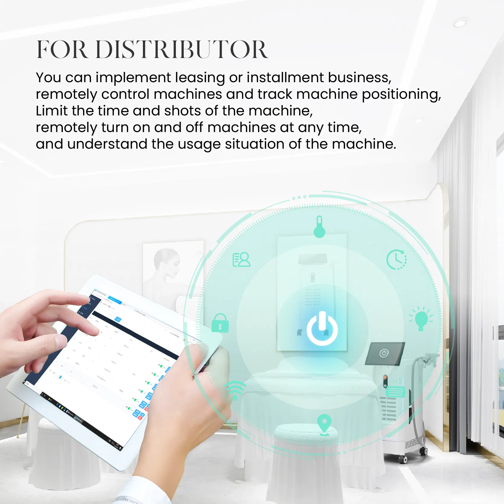 Advanced 15.6 Inch Diode Laser Hair Removal System for Silky Skin