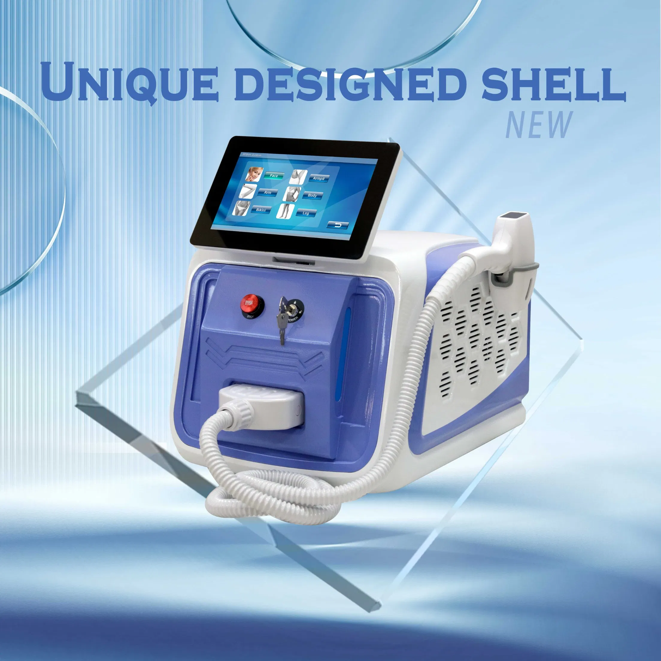 2023 Newest Diode Laser Hair Removal IPL 808nm 755 808 1064 3 Wavelength 755 1064 808 Epilator Laser System