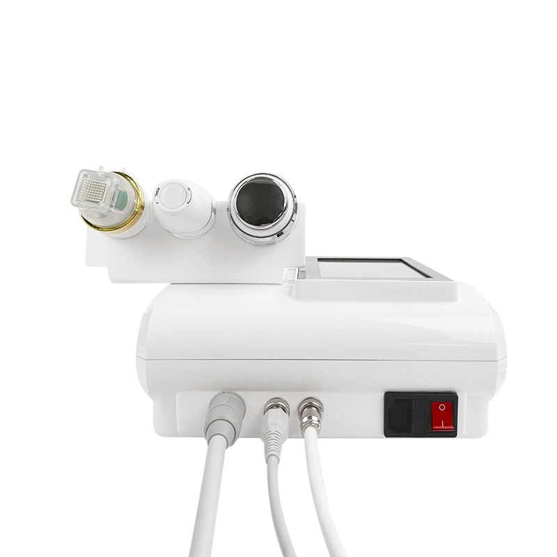 Gold RF-Hifu Microneedle Device with Ice Hammer and Multi-Treatment Modes