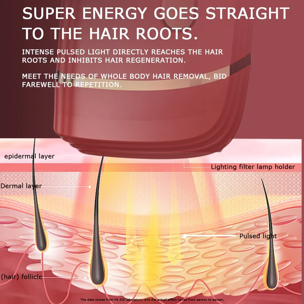 Portable IPL Laser Skin Rejuvenation Hair Removal Beauty Device Ice Automatic Device