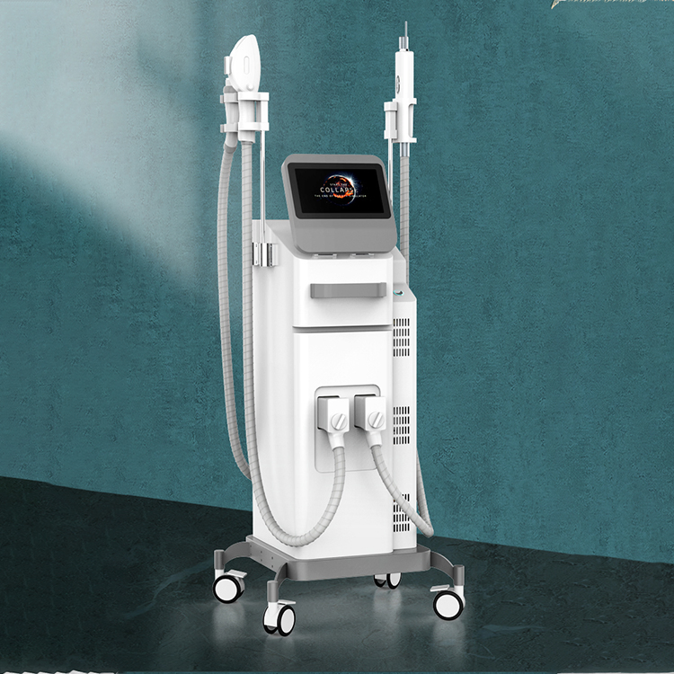 3 in 1 ND YAG Pico Laser IPL Hair Removal RF Machine Skin Rejuvenation and Removal Age Spots Hemorrhoids Facial Warts