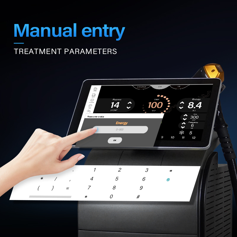 Professional Vertical Diode Laser Hair Removal with Tec Cooling System