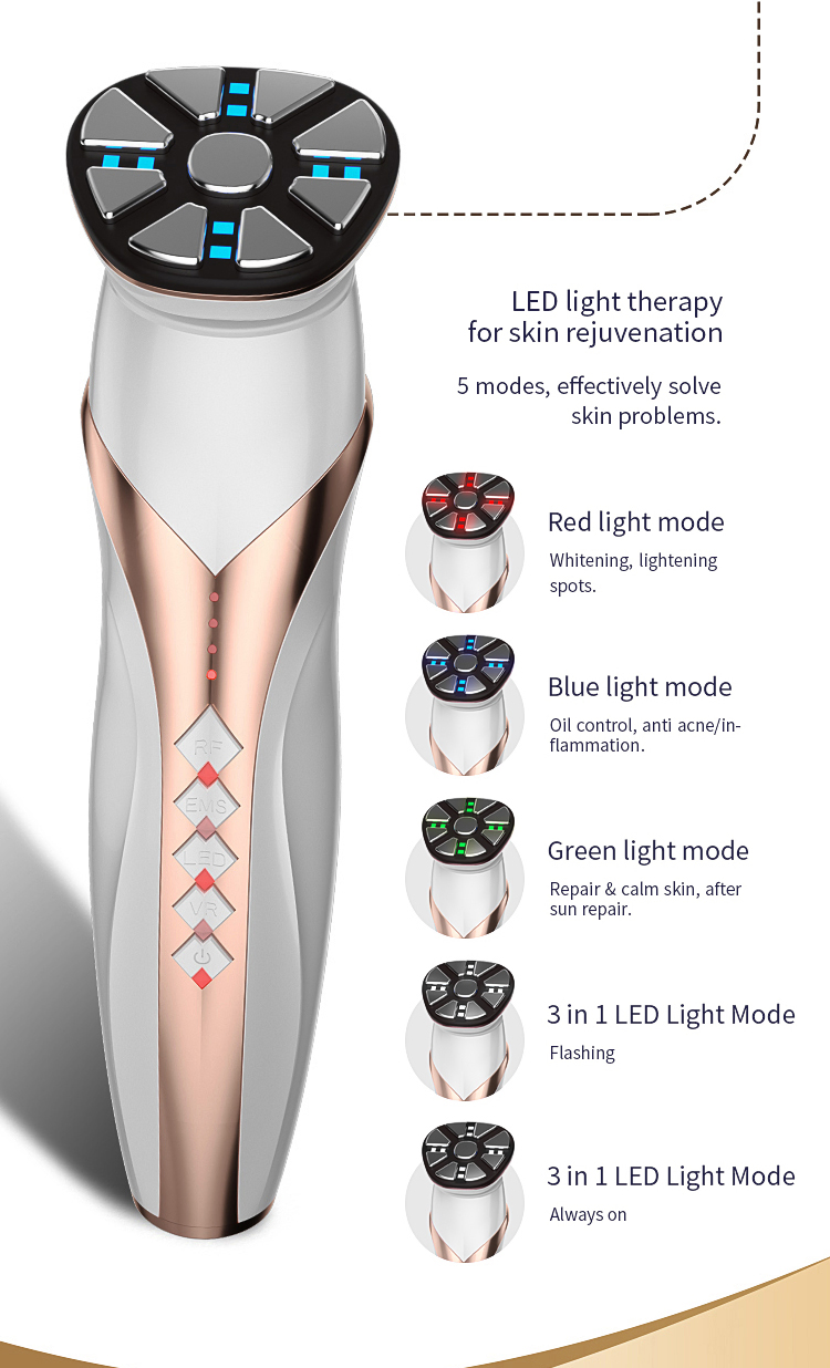 Electric Current Lifting Facial Device for Home Use
