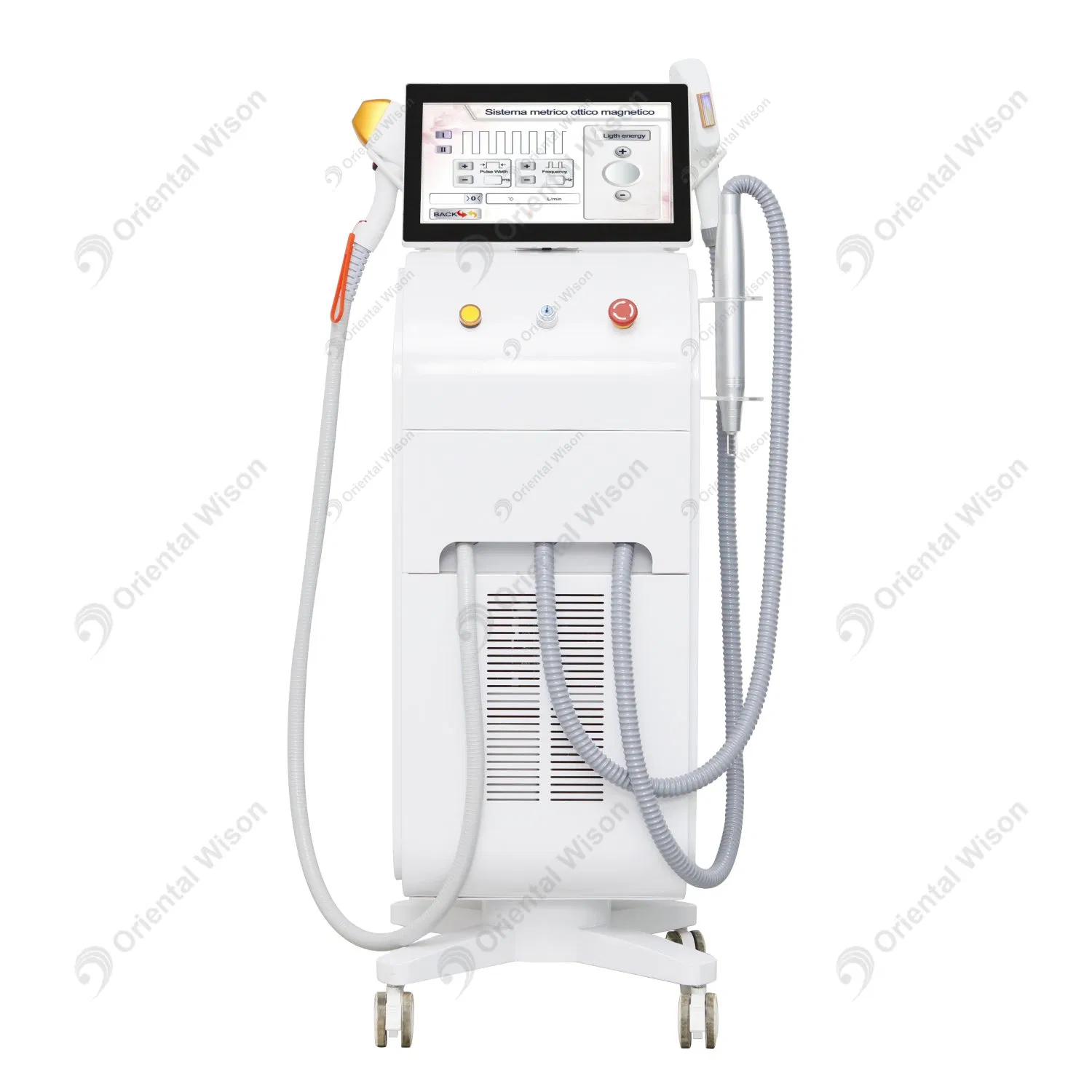 Beijing Oriental Wison 3 in 1 Laser Diode Laser Hair Removal ND YAG Laser Tattoo Removal IPL Skin Rejuvenation RF Skin Lifting Machine for Beauty Salon