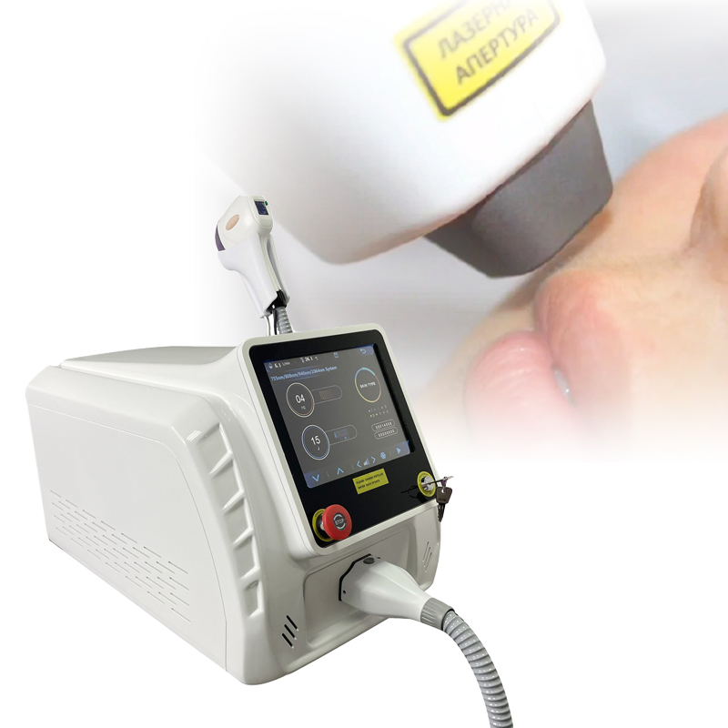 Popular Portable Triple Wave Painless Laser Hair Removal 808nm 755 1064 Diode Laser Bikini Hair Removal Beauty Machine