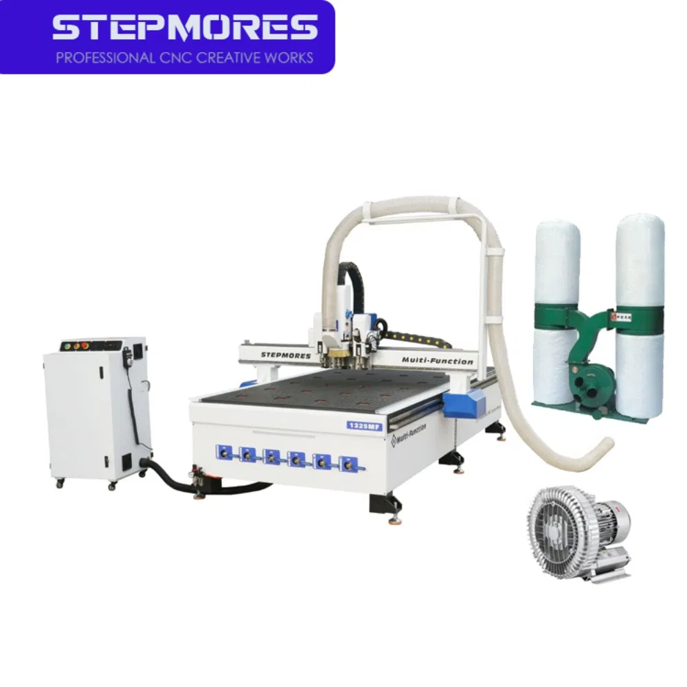 CNC Router Machine Woodworking 1325 for Billboard Acrylic Furniture Making with CCD