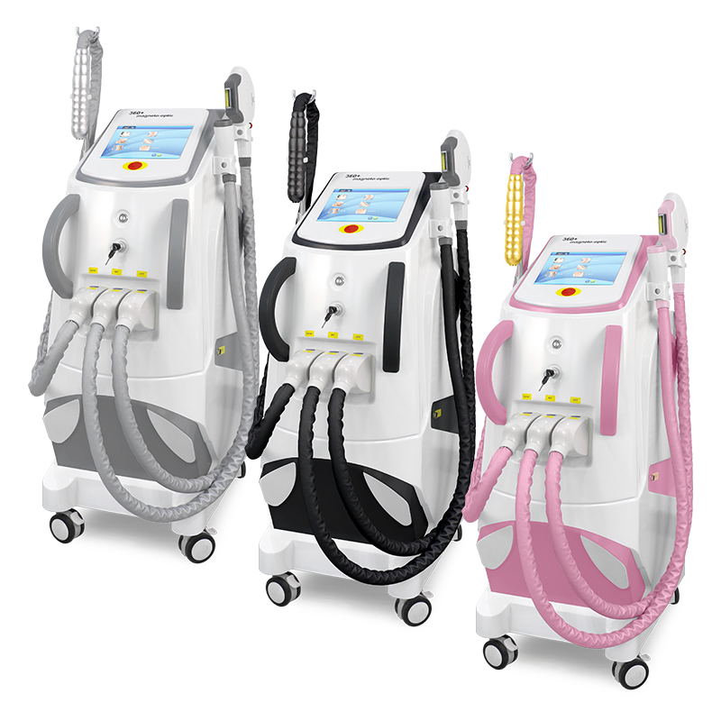 3 in 1 Multifunction 360 Elight IPL RF ND YAG Laser Opt Machine Opt IPL Fast Laser Hair Removal Beauty Equipment