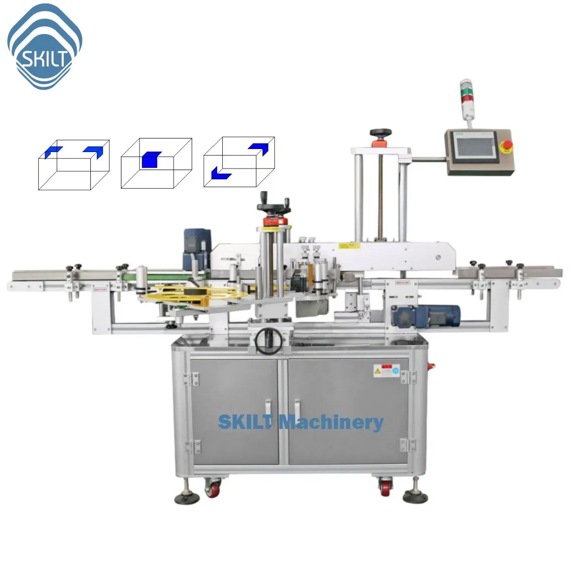 Box Corner Labeling System with Self Adhesive and Tamper Proof